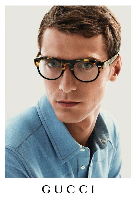 gucci glasses male model|Gucci glasses men 2021.